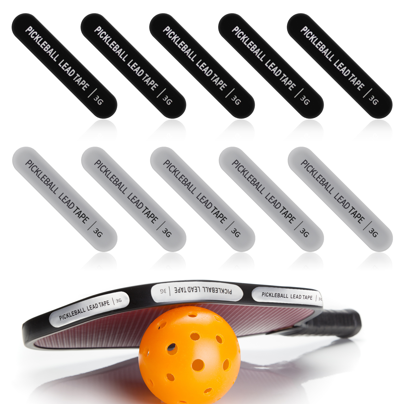 adhesive 3 gram pickleball paddle lead tape